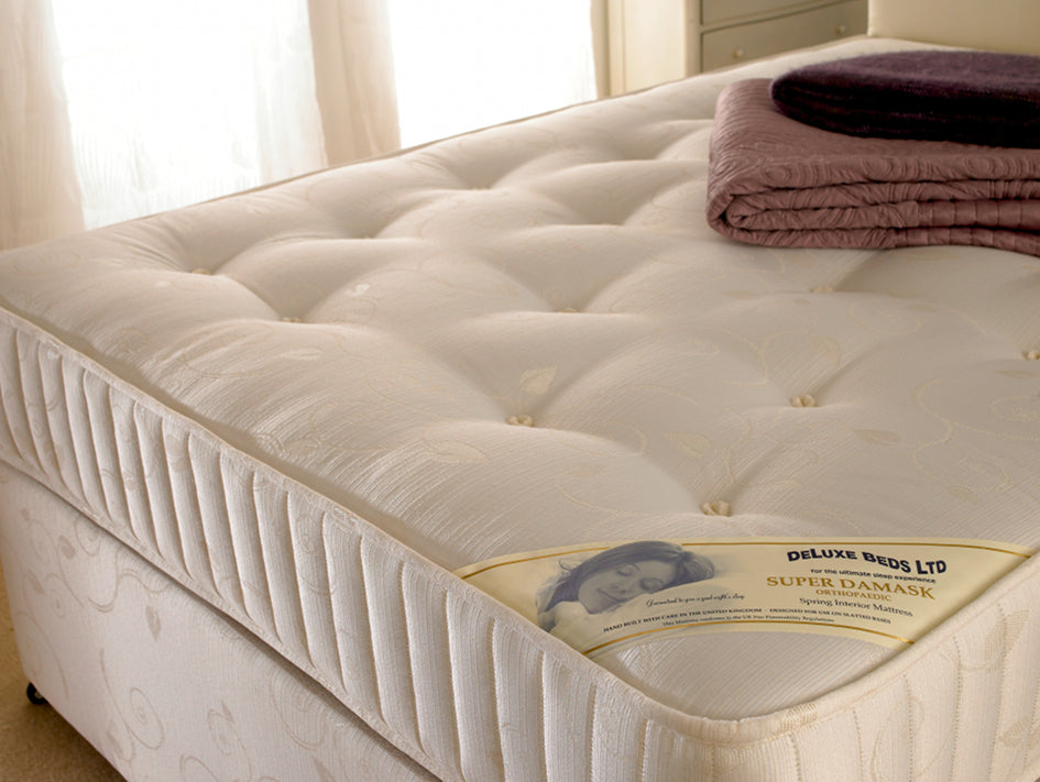 Super Damask Orthopaedic Mattress and Divan Base