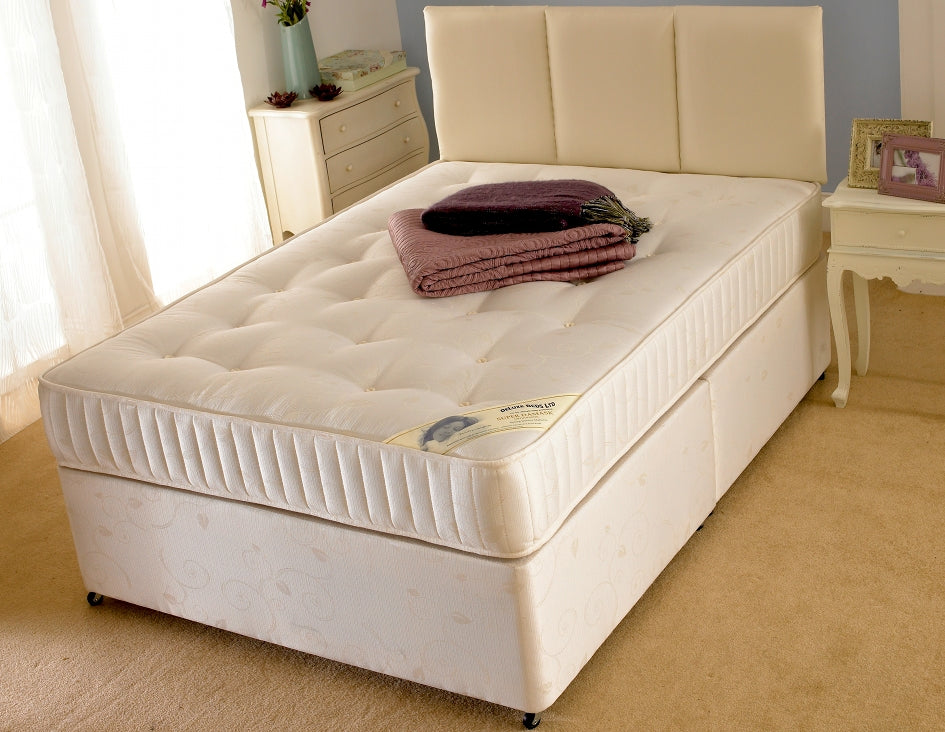 Super Damask Orthopaedic Mattress and Divan Base